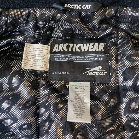 Winter Arctic Cat Women’s Purple Fashion Fit Jacket Zipout FlexTech Liner size M - Picture 6 of 9